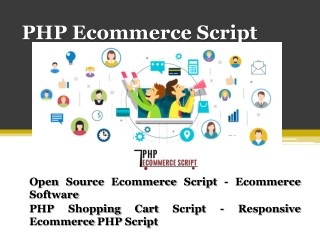 PHP Ecommerce Script | Ecommerce Software | Packages