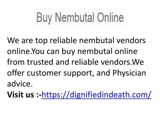 Buy Nembutal online