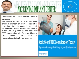 ALL ON 4 DENTAL IMPLANTS SERVICES IN LAS VEGAS