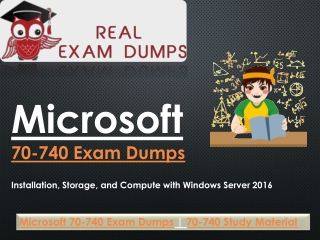 Microsoft 70-740 Exam Dumps Material | Realexamdumps.com