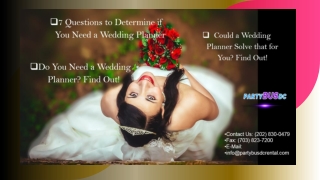 Do You Need a Wedding Planner Find Out a Top Party Bus DC!