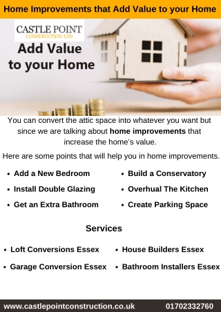 Home Improvements that add Value to your Home