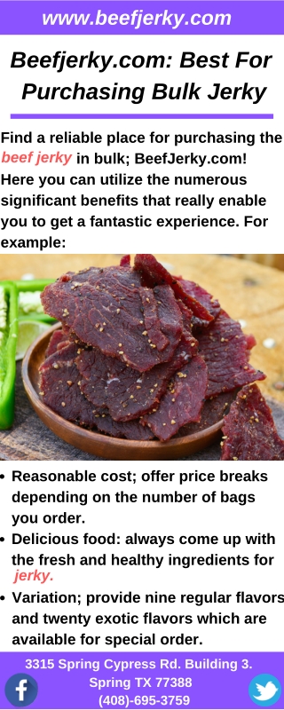 Beefjerky.com: Best For Purchasing Bulk Jerky