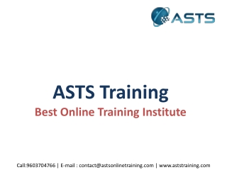 Best Online Training Institute-ASTS Training