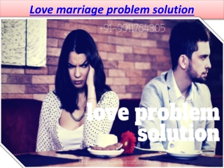 Love marriage problem solution