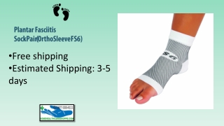 Plantar Fasciitis SockPair(OrthoSleeve FS6)