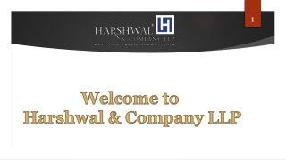 Accounting Consultancy Services in USA – Harshwal & Company LLP