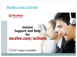 mcafee.com/avtivate - Activate McAfee