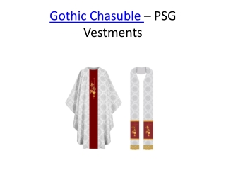 Gothic Chasuble - PSG Vestments
