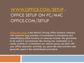 Office.com/setup Office Technical Support