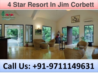 Best Resorts In Jim Corbett
