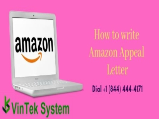 Amazon Appeal Letter