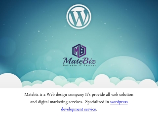 Your Company Require to Go For WordPress Development service