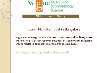 Laser Hair Removal in Bangalore