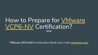 2V0-642 Study Guide and How to Crack VMware Certified Professional 6 - Network Virtualization Exam