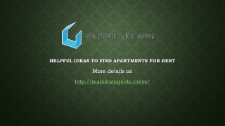 Helpful Ideas to Find Apartments For Rent