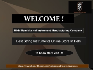 Best String Instrument Online Store In Delhi