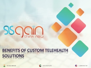 Get best Custom Telehealth solutions in USA | SISGAIN