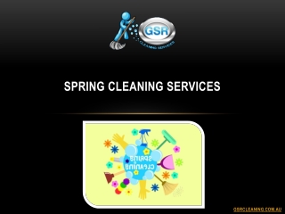 Spring Cleaning Services