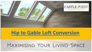 Hip to Gable Loft Conversion in Essex