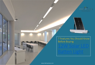 Solar LED Batten Light – LEDMyplace - USA