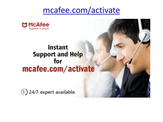 mcafee.com/activate - Steps to Download, Install and Use McAfee Activation Key