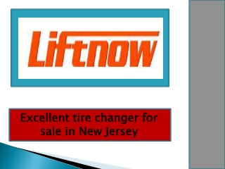 Excellent tire changer for sale in New Jersey