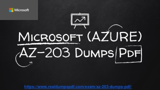 Microsoft (AZURE) AZ-203 Dumps Pdf | Get Marvelous Score!