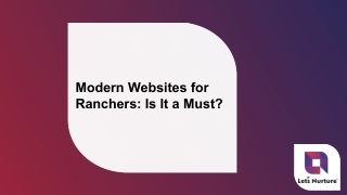 Modern Websites for Ranchers: Is It a Must?