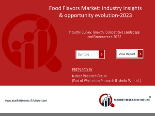 Food Flavors Market Shares, Strategies and Forecast Worldwide, 2019 To 2023