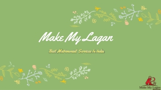 Make my lagan best matrimonial services in india