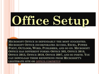 Office.com/setup – Office Setup Support