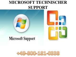 MICROSOFT TECHNISCHER SUPPORT 49-800-181-0338