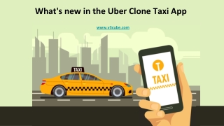 What's new in Uber clone Taxi app