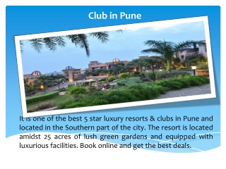 Club in Pune