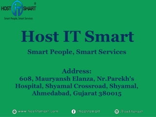 Cheapest Domain Name Provider - Get your domain with Host IT Smart