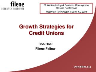 Growth Strategies for Credit Unions