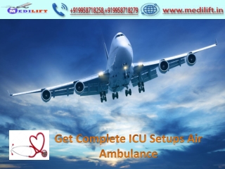 Advanced Medical Support Air Ambulance Service in Jammu