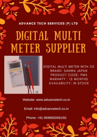 DIGITAL MULTI METER