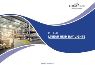 What Are The Feature Of 2FT LED Linear High Bay?