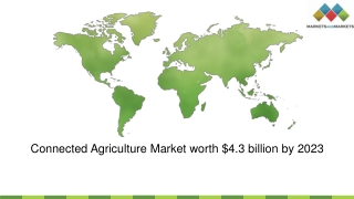 Attractive Market Opportunities in the Connected Agriculture Market