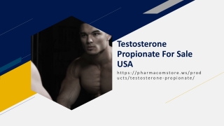 Testosterone Propionate For Sale USA