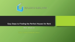 Easy Steps to Finding the Perfect Houses for Rent
