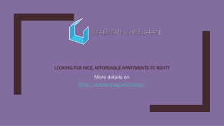 Looking For Nice, Affordable Apartments to Rent