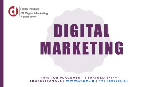 Digital Marketing course in Pitampura