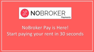 How to pay rent using credit card -Nobroker Payrent