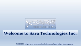 Hyperledger Development Company - Sara Technologies