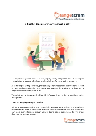 3 Tips That Can Improve Your Teamwork In 2019