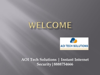 AOI Tech Solutions | 888-875-4666 | Instant Internet Security