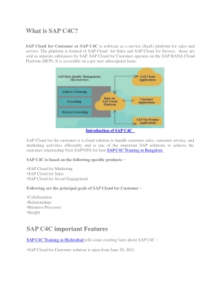 SAP C4C Study Material PPT